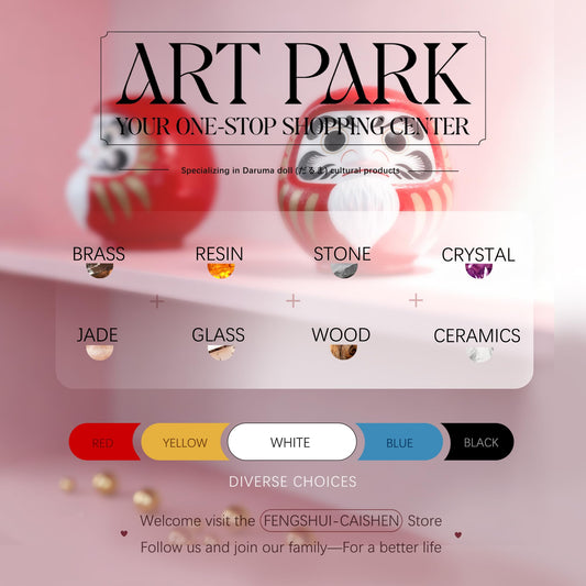 Daruma Doll - Good Luck & Well Wishes, Feng Shui Gifts, Feng Shui Decor, Japanese Dharma Doll, Japan Daruma (Yellow)