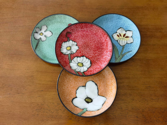 Ceramic Plates For Kitchen, 8 in - Plates Set of 4 - For Salad,Steak,Dessert,Bread, Pasta,Appetizer, Serving etc - Dishwasher, Microwave, and Oven Safe - For Breakfast, Lunch and Dinner (8 Inch)