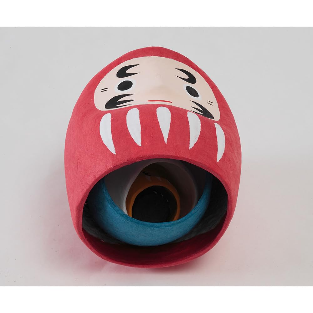 YOSHINOYA KYUBEI Daruma, Matryoshka, Nesting Dolls, 5.4 inches Good Luck Charms, Paper Mache, with Box, 13103-Z-US