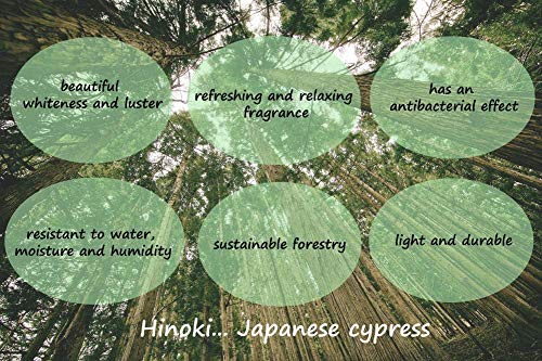 EDOYA Hinoki Wood Sake Cups (Set of 2) Made in Japan