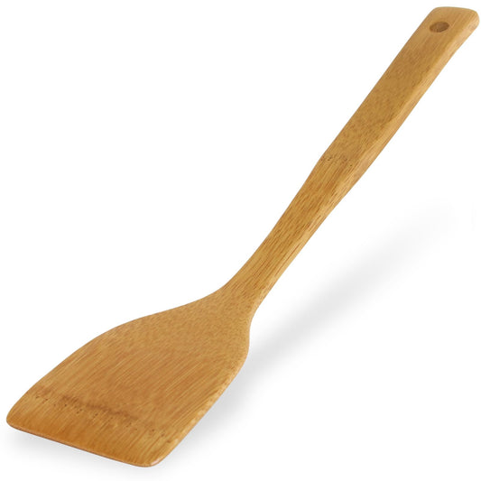 Morikuru Bamboo Spatula 11.6 in (295mm), Frying Turner, Wooden Flipper, Kitchen Tools, Cooking Tools, Made in Japan