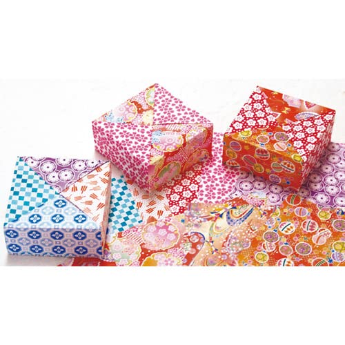 JapanBargain, 300 Sheets Japanese Washi Paper Chiyogami Paper Origami Folding Paper Yuzen Style 3 inch Made in Japan, 7.5 cm
