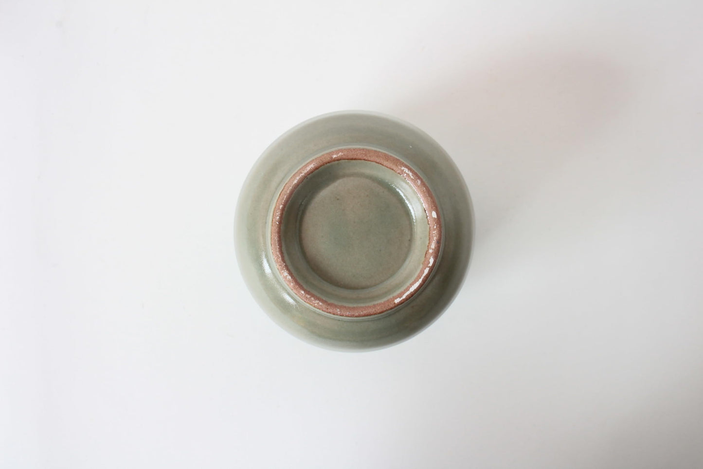 Mino ware Japanese Pottery Yunomi Chawan Chubby Tea Cup 10.5oz made in Japan (Japan Import) MMY005 (Moss Green)