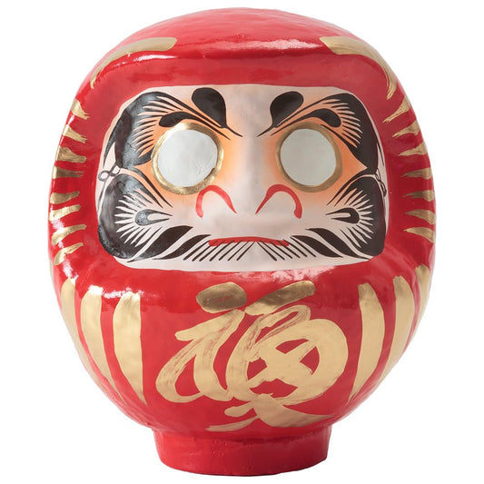 YOSHINOYA KYUBEI Daruma Doll 6.0 inch Japanese Good Luck Charm Made in Japan GDS-03-Z-US