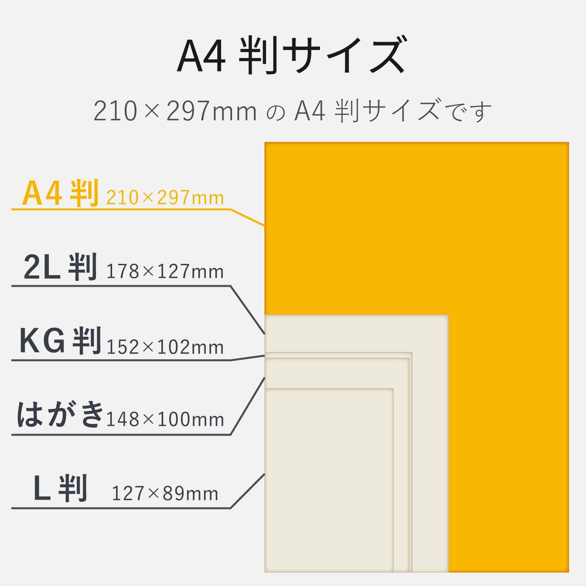 Elecom EJK-GANKG100 Photo Paper, KG, 100 Sheets, Beautiful, Glossy Paper, Thick, 0.009 inches (0.225 mm), Made in Japan