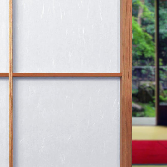 ONAO Japanese Shoji Paper Roll (37" x 49.2 ft) – Unryu Pattern with Natural Fibers, Shoji Screen Replacement Paper, Made in Japan