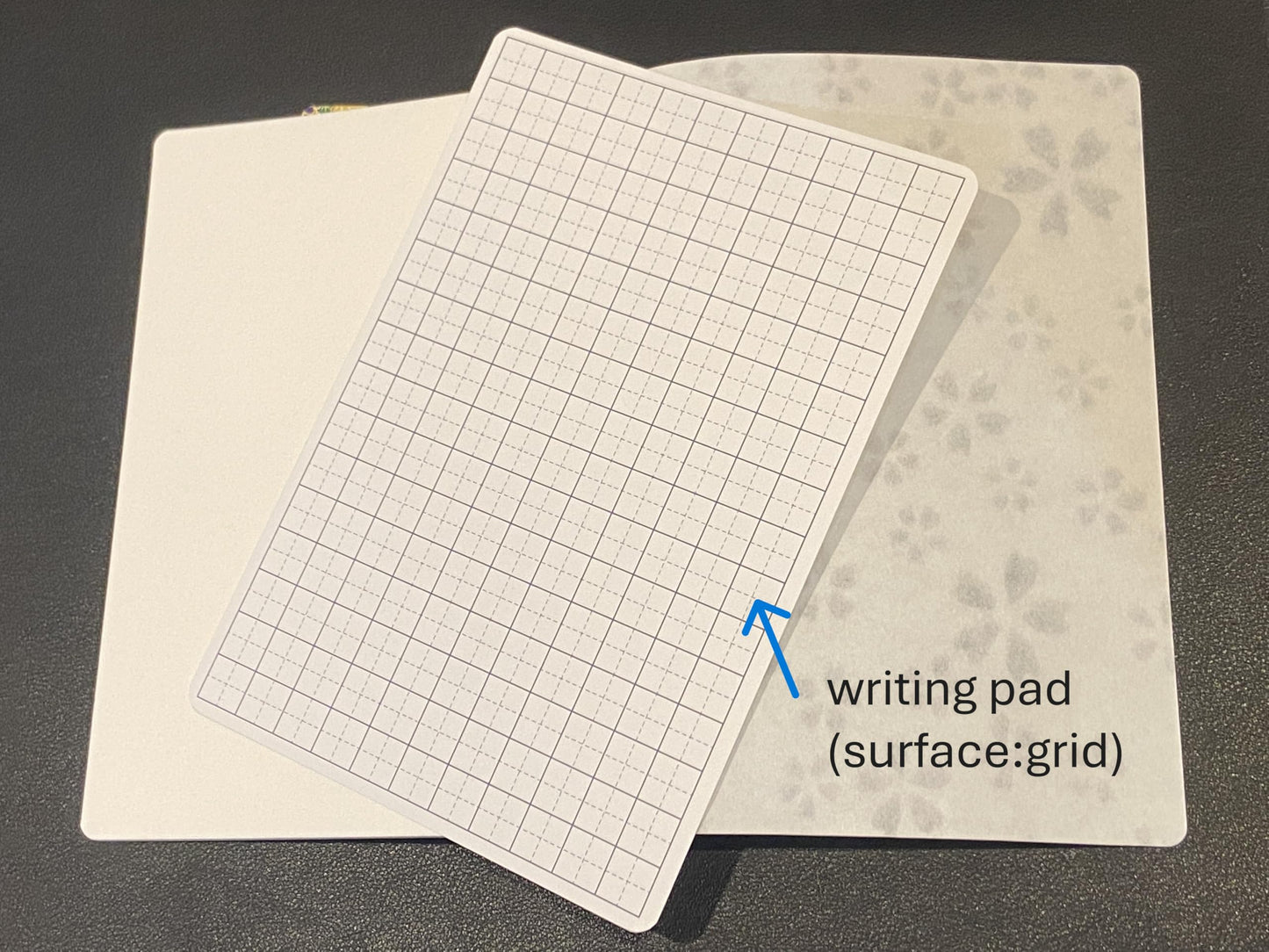 Made in Japan Echizen Washi Notebook with Sakura Watermark(Page 48) & 2 sheetsYuzen Origami Paper Set – Luxury Japanese Stationery Gift (Golden Kimono Pattern)